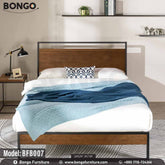 Aura Metallic Bed - BFB007.